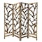 Homeroots 4 Panel Room Divider with Tropical Leaf 376798 - alternate 1